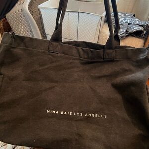 Mina Baie Black Jude Tote Bag
